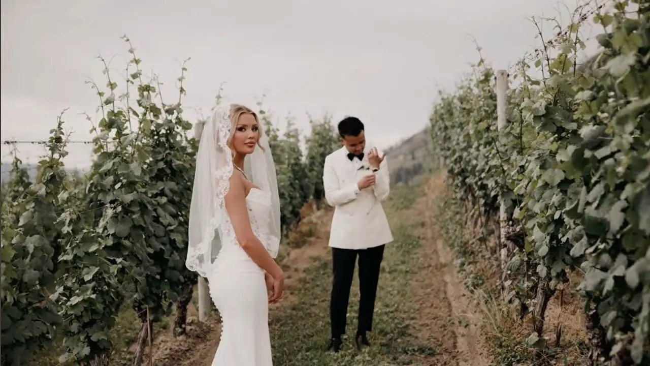 Kyra & David wedding at Fitzpatrick Family Vineyards, Peachland