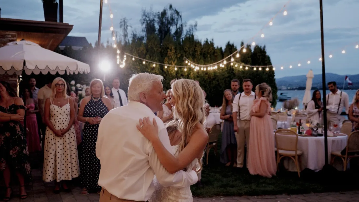 Wedding reception at Sanctuary Gardens, West Kelowna